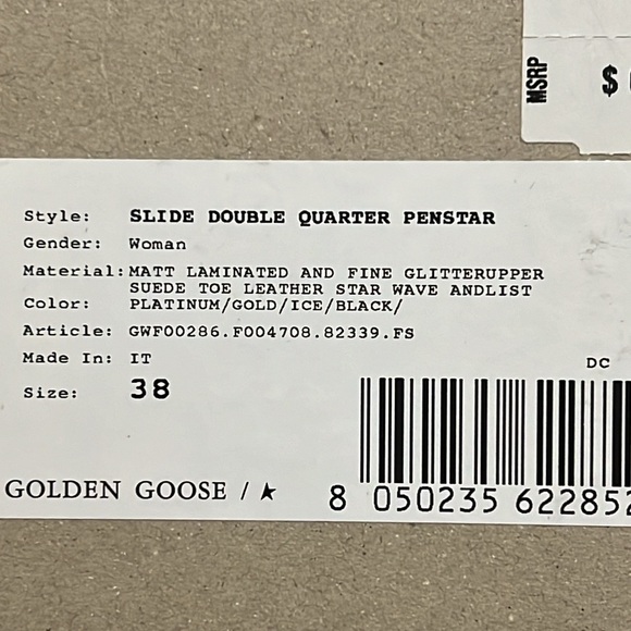 Golden Goose slide 38 100% authentic - Picture 9 of 11